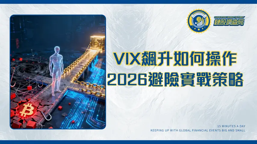 VIX指數是什麼?恐慌指數飆升如何操作?2026台股美股避險策略