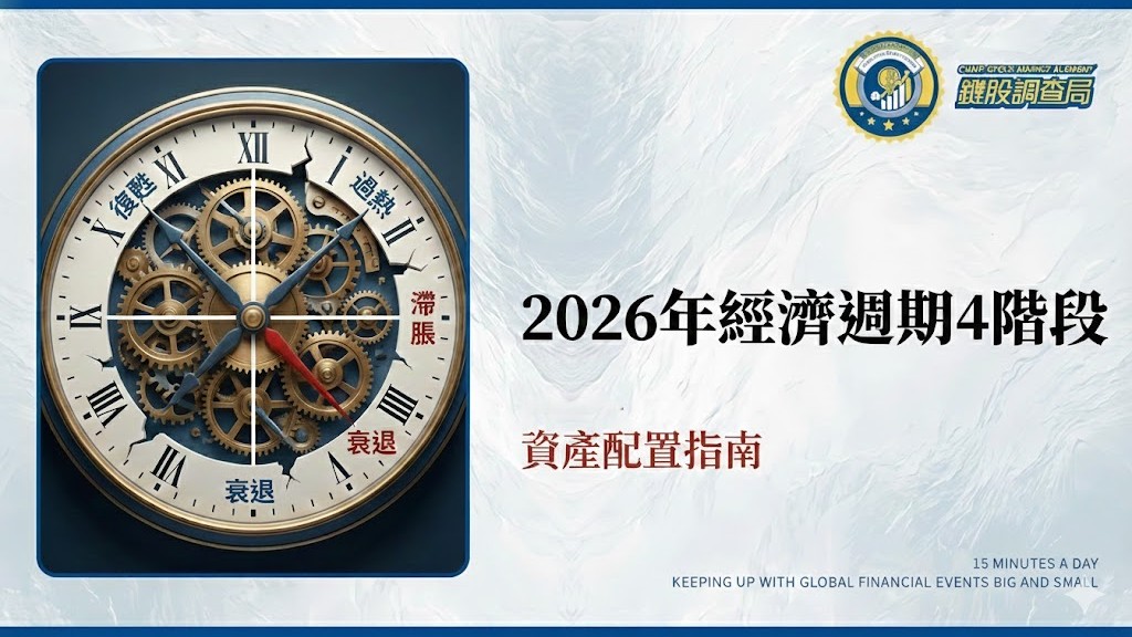 投資時鐘失靈了嗎?2026年經濟週期4階段的全新資產配置指南