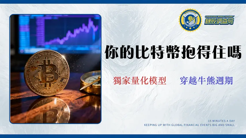 比特幣適合長期持有嗎?基金經理的4維決策模型與風險量化全解析