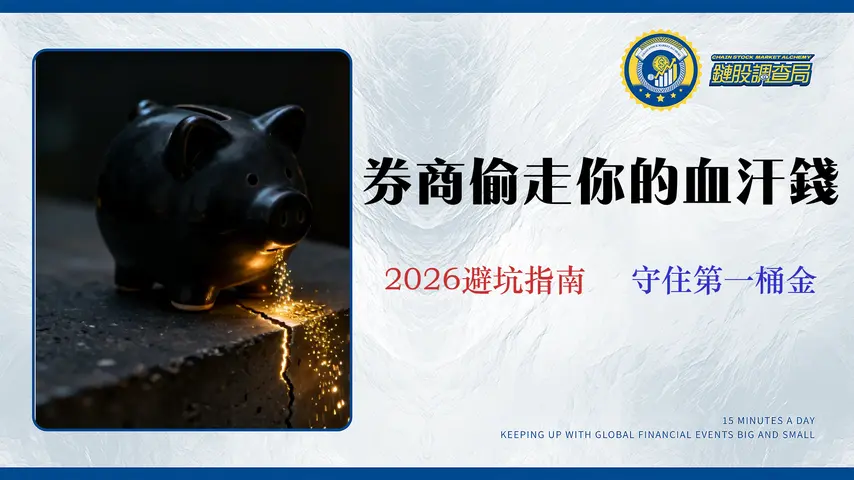 投資新手稅:量化3大隱藏成本,別讓券商賺走你的第一桶金