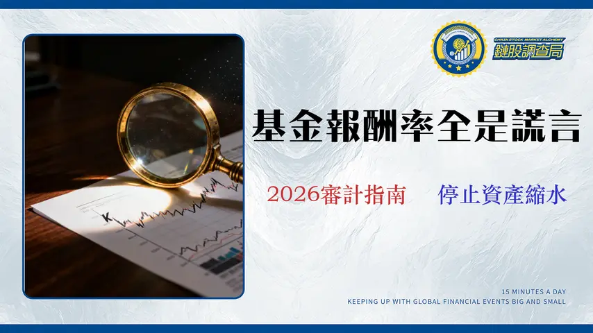 基金報酬率怎麼看才準?2026審計指南|揭秘費用、通膨與計算陷阱