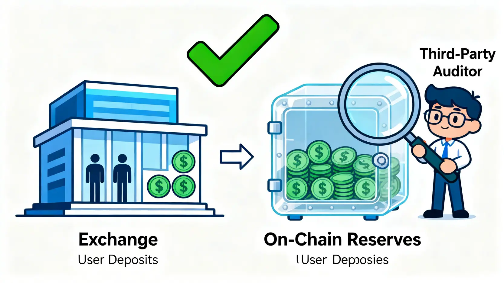 儲備金證明(PoR)運作原理示意圖