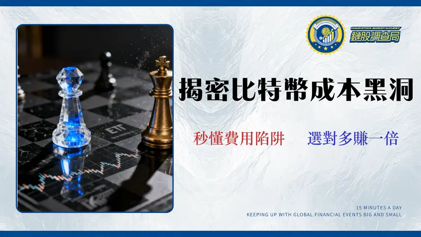 【2026比特幣投資成本全解析】交易所 vs. ETF,隱藏費用與風險量化對比