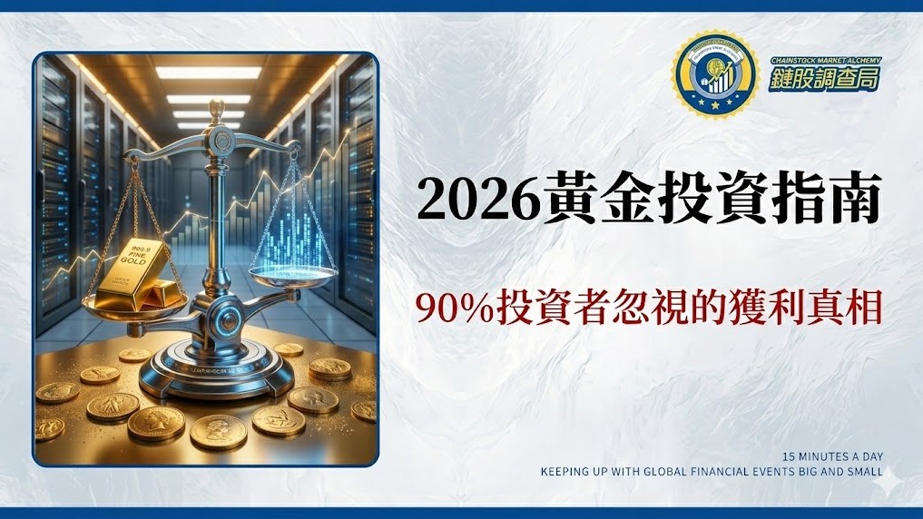 【2026黃金投資指南】成本精算與風險模型:90%投資者忽視的獲利真相