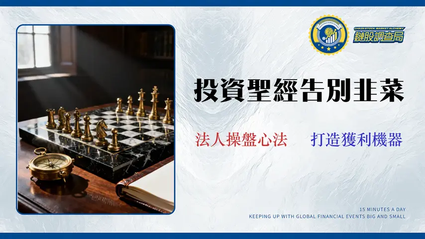 【2026 投資紀律聖經】從 0 到 1 建立你的交易系統,告別情緒化買賣