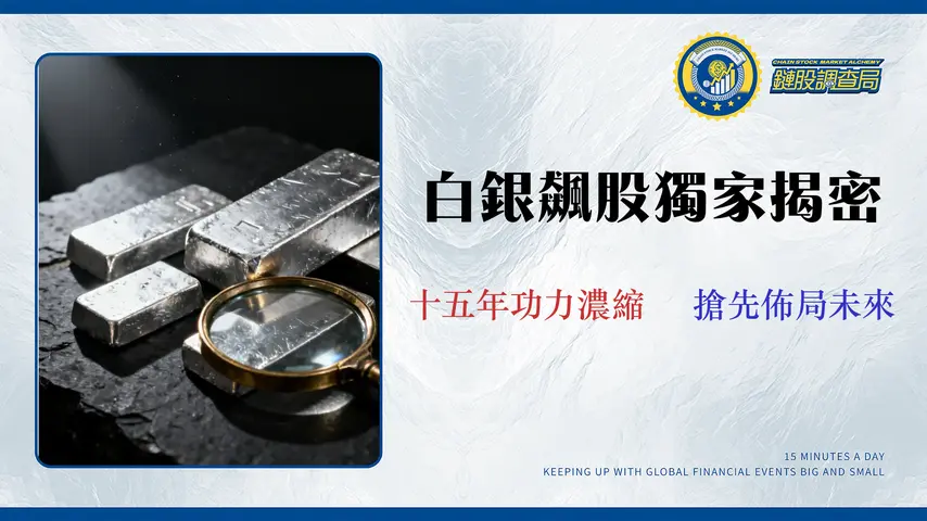 2026白銀龍頭股深度解析:從營收純度與風險評估篩選TOP 5台股