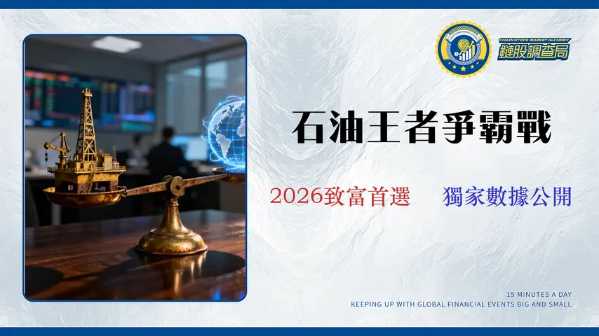 2026 台灣石油股投資策略:台塑四寶 vs. 海外能源 ETF 績效、風險全解析