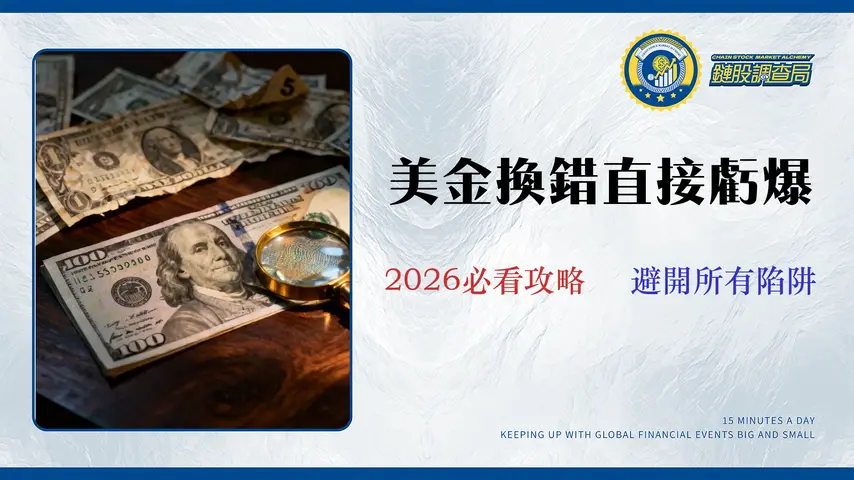 2026 美金面額兌換指南:$1、$5、$100 紙鈔的實用風險與 5 大銀行手續費比較