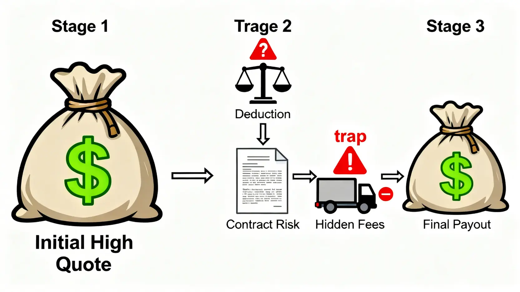 銅回收估價的三大陷阱流程圖
